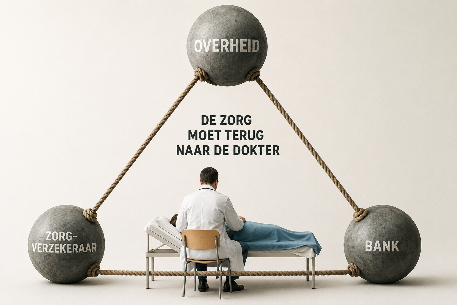 De driehoek die de zorg wurgt