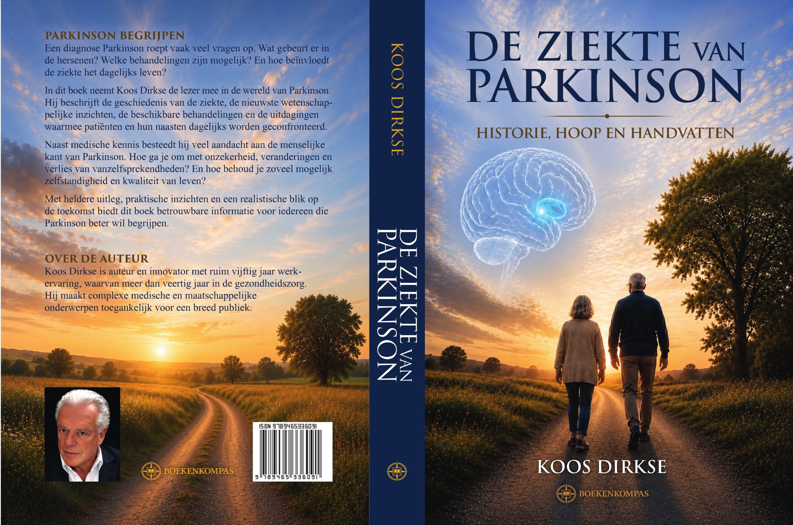 De ziekte van Parkinson – achterkant, rug en voorkant