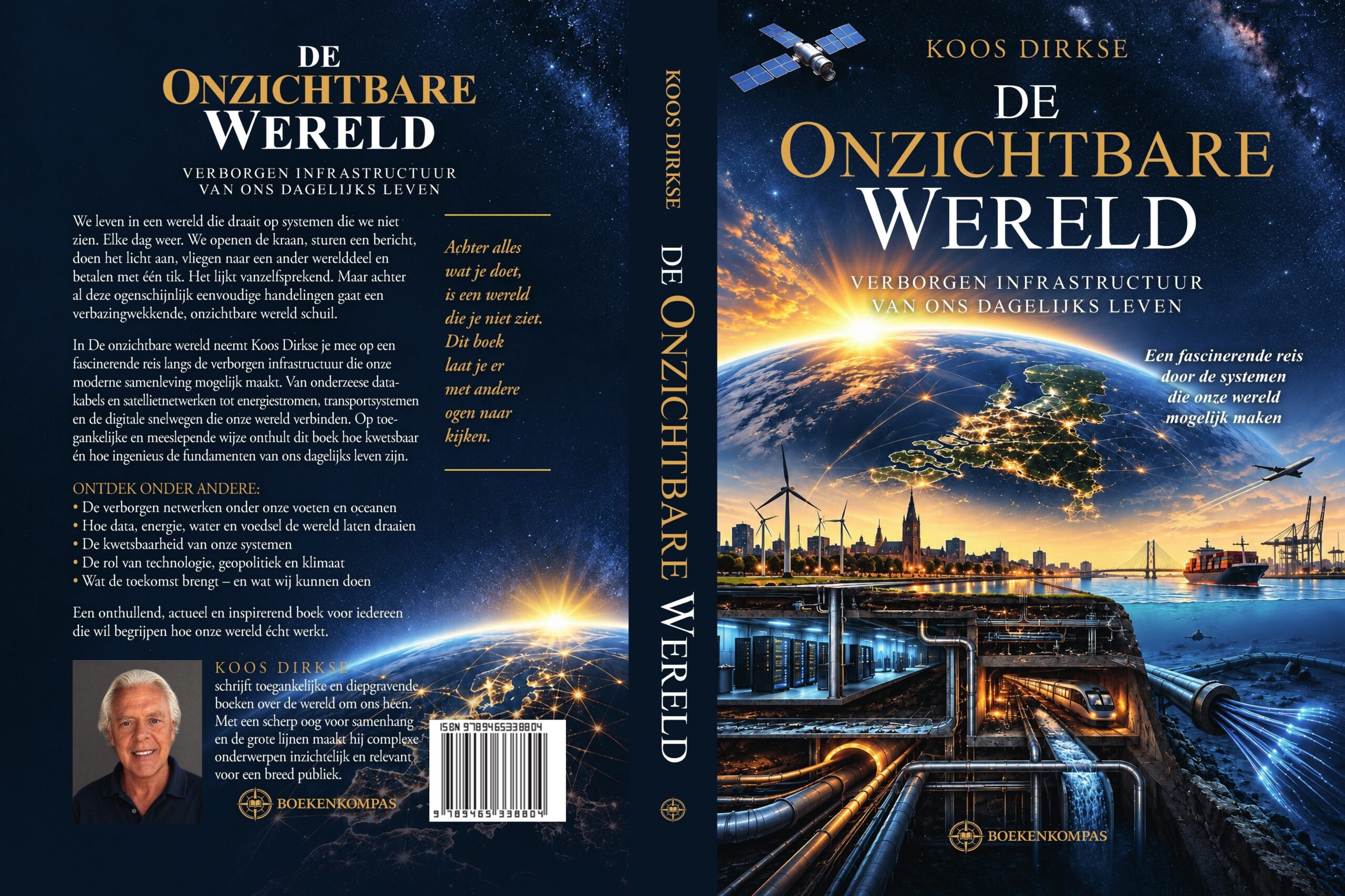 De onzichtbare wereld – Koos Dirkse (volledige omslag)