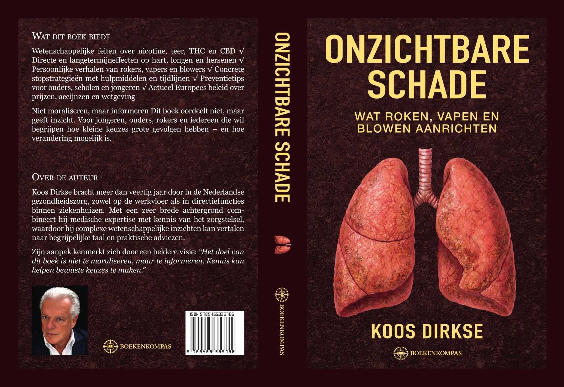 Onzichtbare schade – achterkant, rug en voorkant